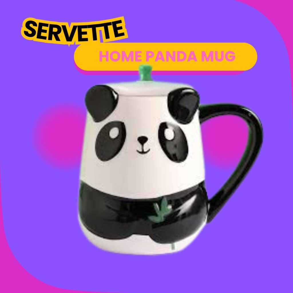 servette home panda mug